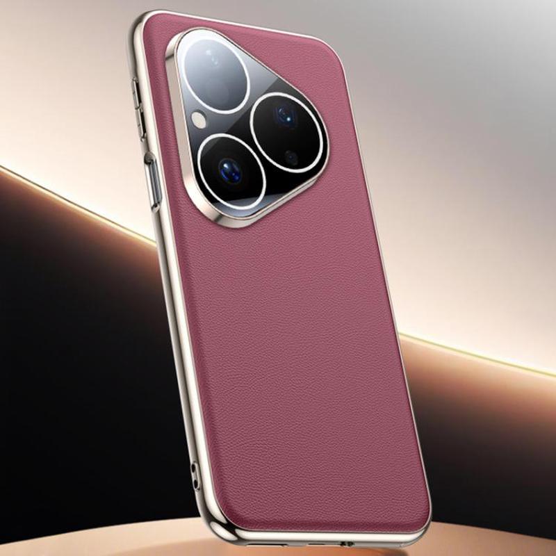 For Huawei Pura 80 5G Skin Feel Leather Texture Cooling Phone Case(Red)