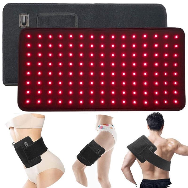 120 LEDs Red Light + Infrared Light Therapy Belt For Back Shoulder Waist Pain Relief EU Plug