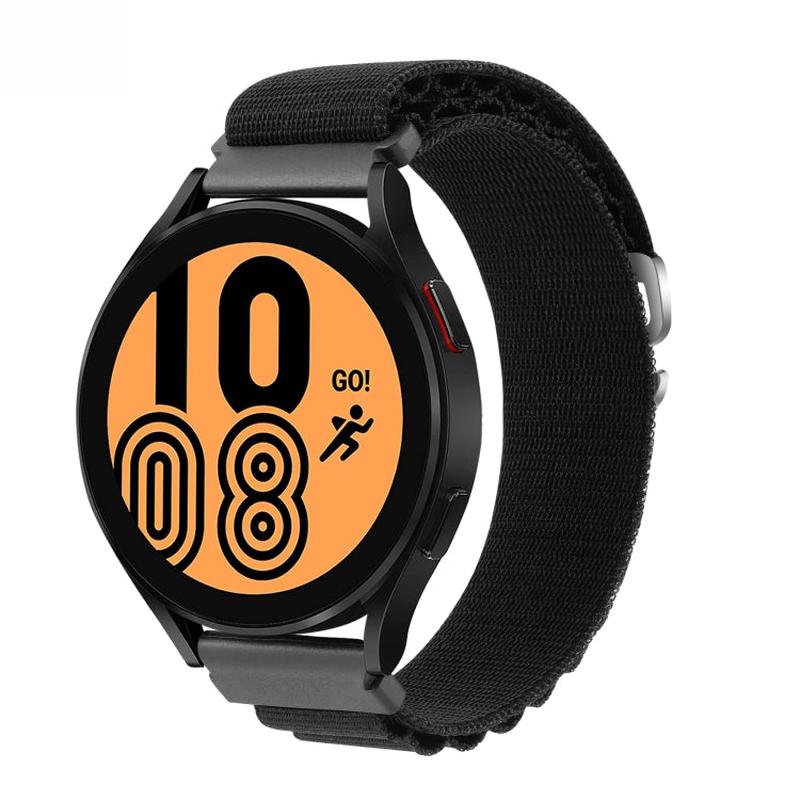 20mm Universal Nylon Loop Watch Band(Black)