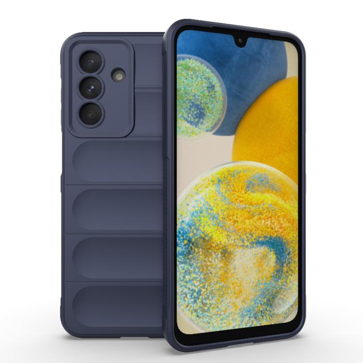 For Samsung Galaxy A26 5G Magic Shield TPU + Flannel Phone Case(Dark Blue)