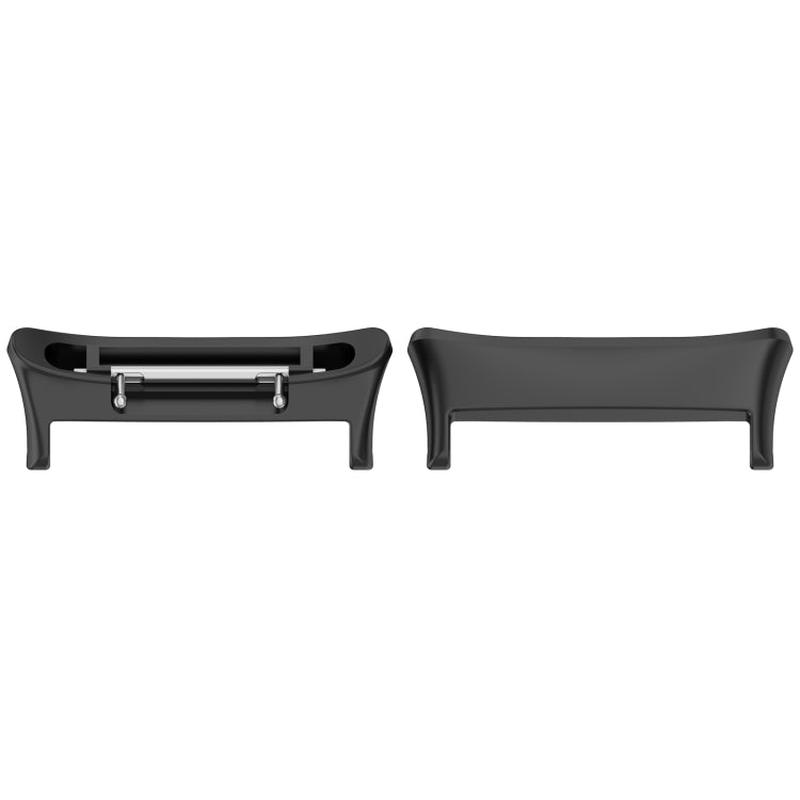 For Honor Watch 4 TMA-L19 1 Pair Metal Watch Band Connector(Black)