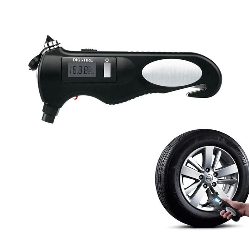 Automotive Electronic Digital Tire Pressure Monitoring Gauge(Black)