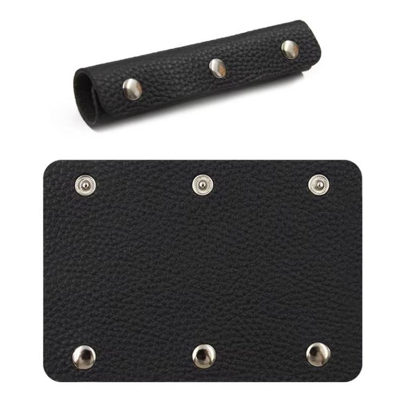 3 Layered Buckle Handbag Cover Bag Shoulder Strap Protector For Travel Cases / Bags(Black)