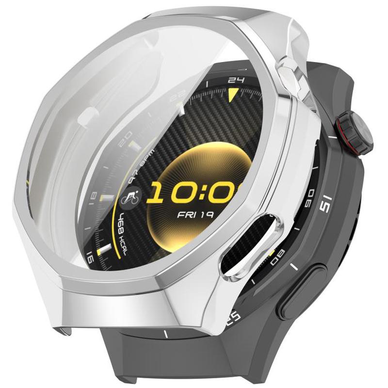 For Huawei Watch GT 6 Pro Electroplated Full Coverage TPU Watch Protective Cover(Silver)