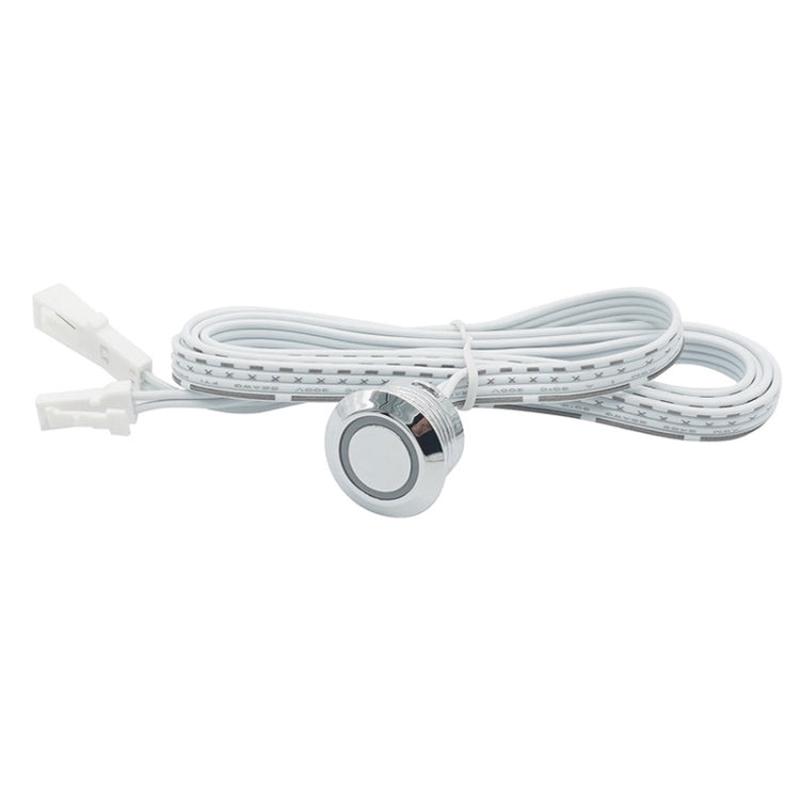 Closet And Cabinet Dimmable Tactile Split Control Sensor Switch Controller(Silver)