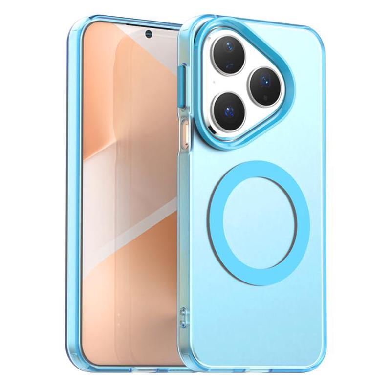 For Huawei Pura 80 Candy Magsafe PC Hybrid TPU Phone Case(Blue)
