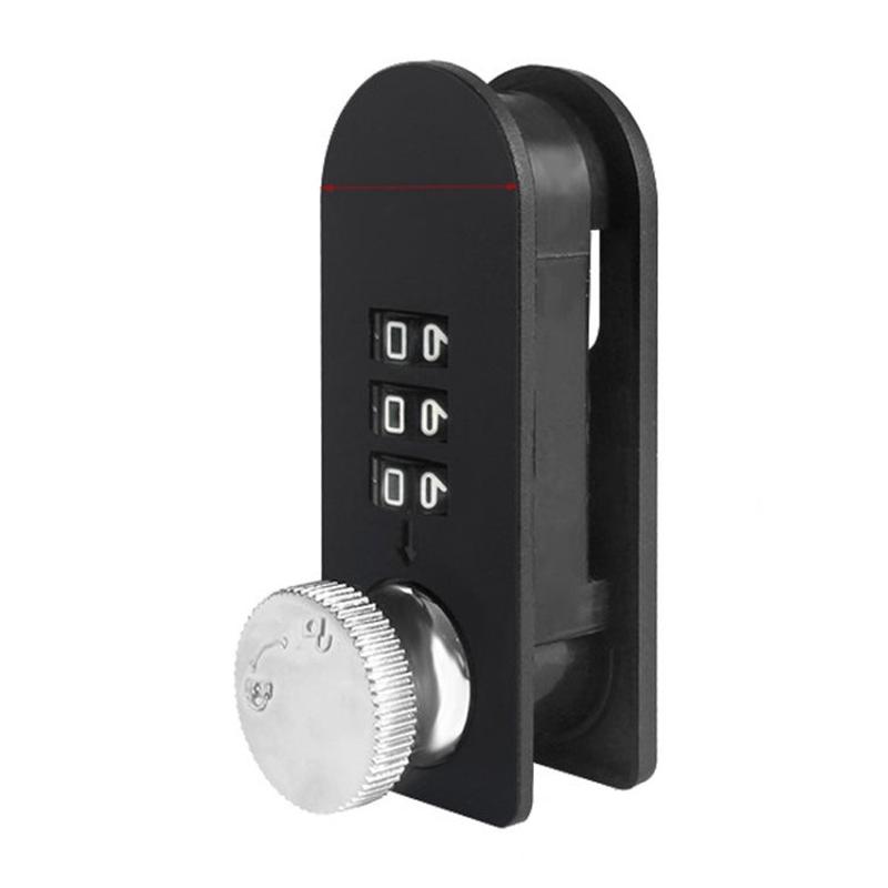 Home Drawer Locker Mechanical Dial And Quarter Turn Combination Lock, Style: Left Turn