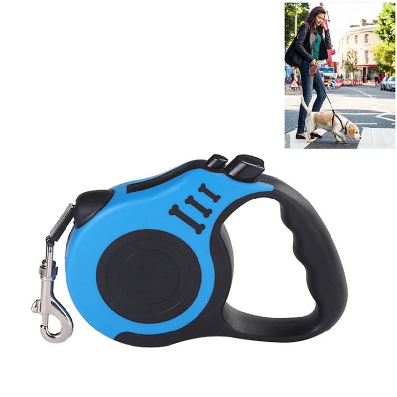Retractable Dog Leash Automatic Flexible Dog Puppy Cat Traction Rope Belt Dog Leash for Small Medium Dogs Pet Products, Size:3m(Blue)