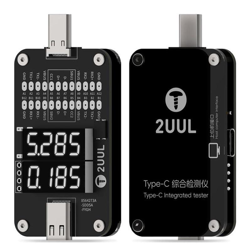 2UUL PW32 Type-C Port Comprehensive Diagnostic Tester with Real-Time Charging Detection