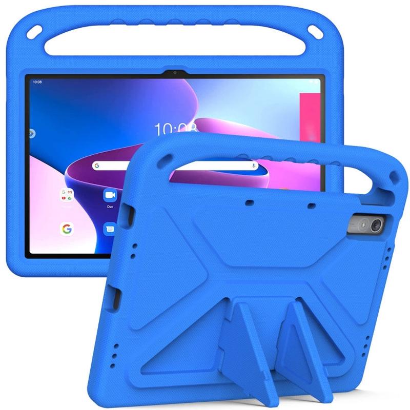 For Lenovo Tab P11 Gen 2 11.5 Handle EVA Shockproof Tablet Case with Holder(Blue)