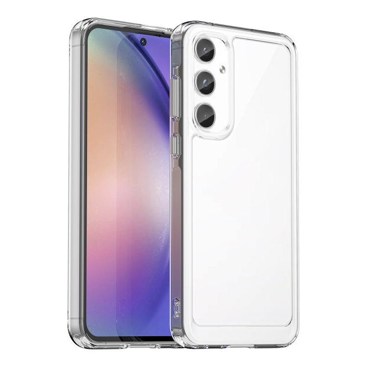 For Samsung Galaxy A55 Candy Series TPU Phone Case(Transparent)