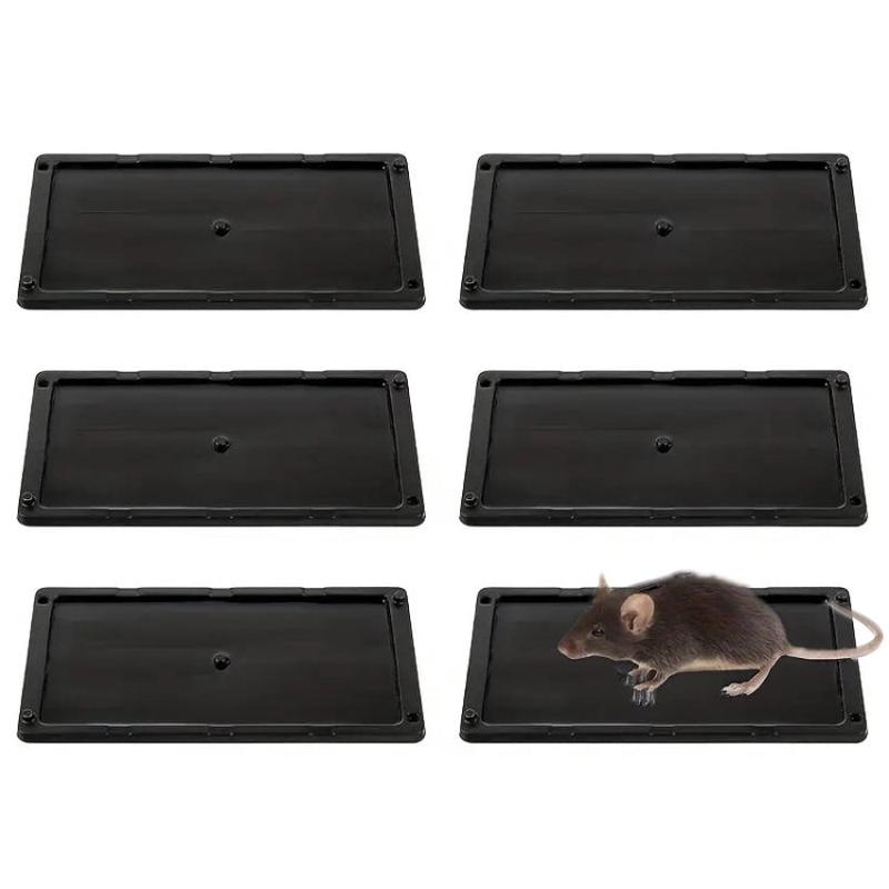 6pcs /Set Plastic Sticky Mouse Board Rat-killing Sticker