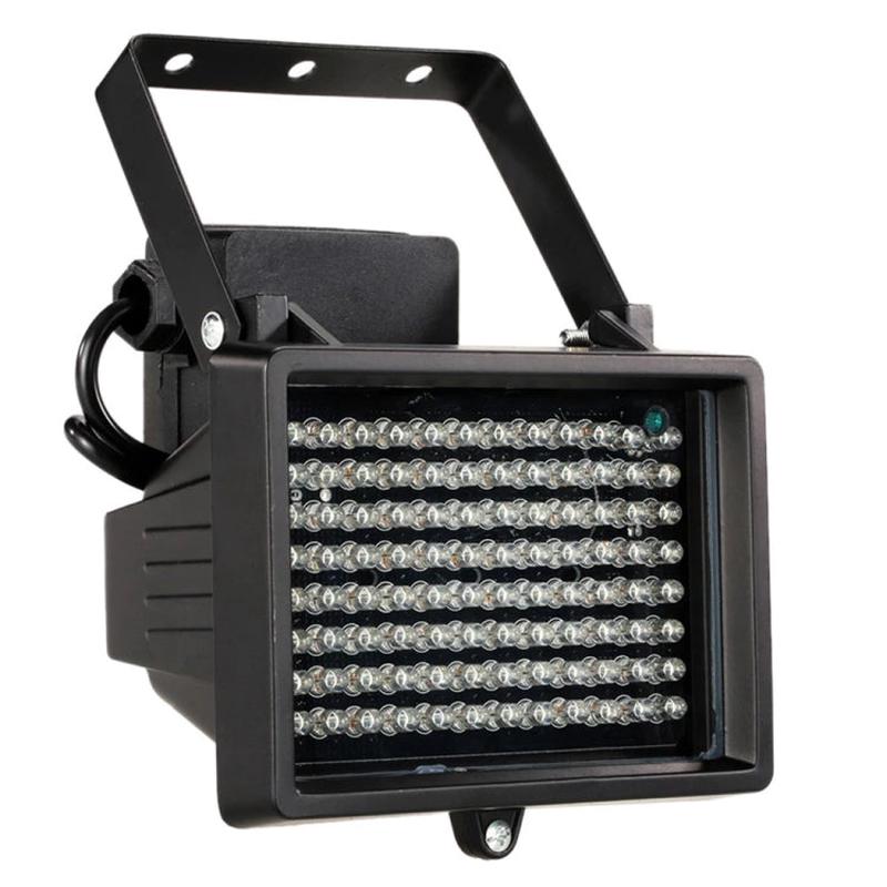 96 LED Auxiliary Light for CCD Camera, IR Distance: 100m (ZT-496WF) , Size: 13x16.8x11cm(Black)