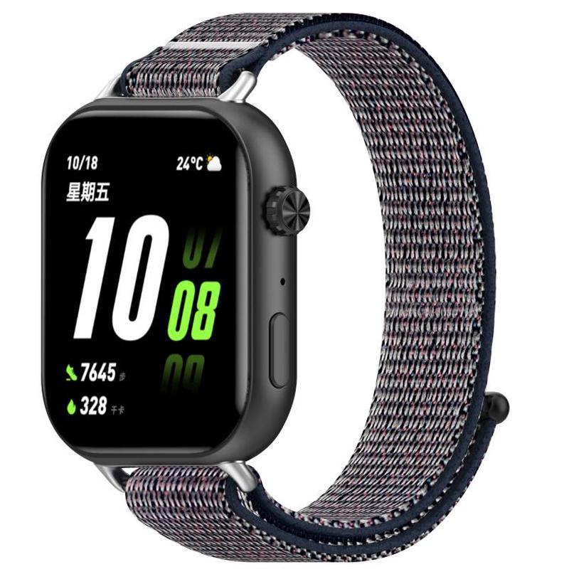 For Honor ROSSINI 2i Nylon Loop Hook and Loop Fastener Watch Band(Midnight Blue)