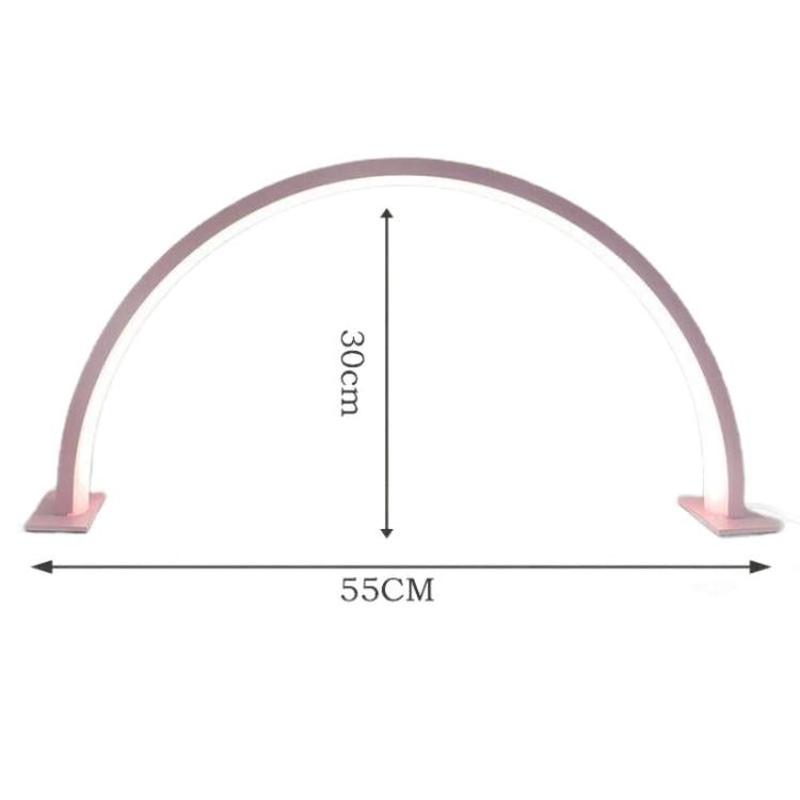 5V Stepless Dimming Nail Lamp 3-Color Change Eye-Caring Fill Light For Beauty/Eyelash Extension/Microblading, Spec: Large Pink