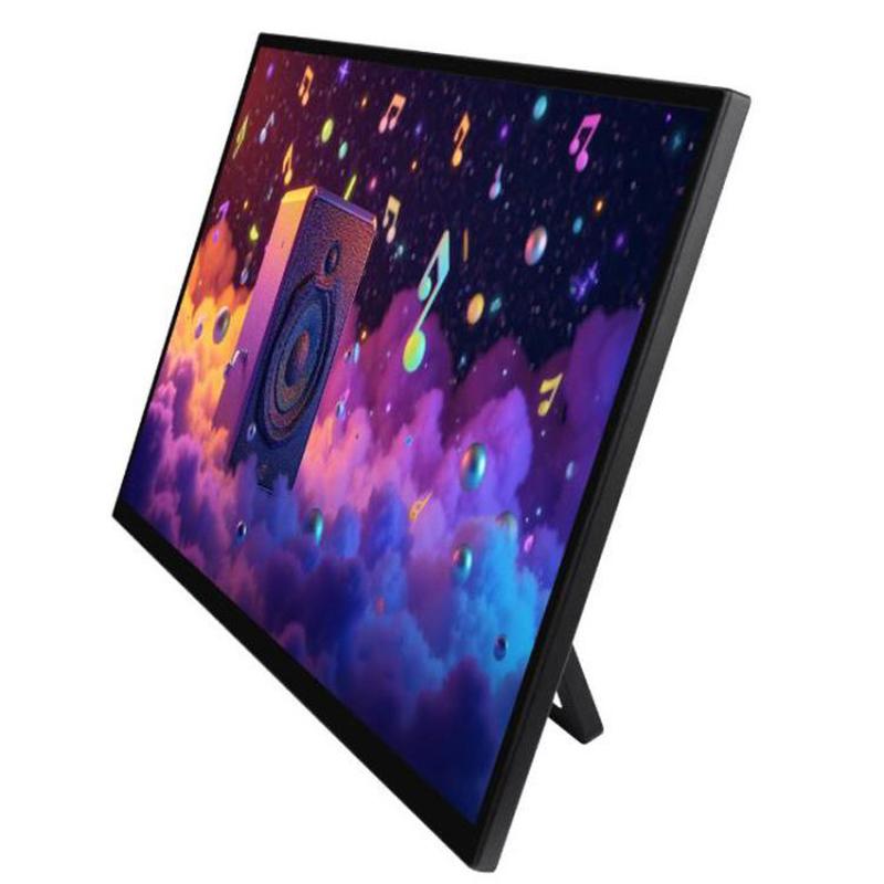 Luckfox 18.5 Inch 10-Point Touch Monitor 1920 1080 Resolution 120Hz Refresh Rate IPS Screen US Plug