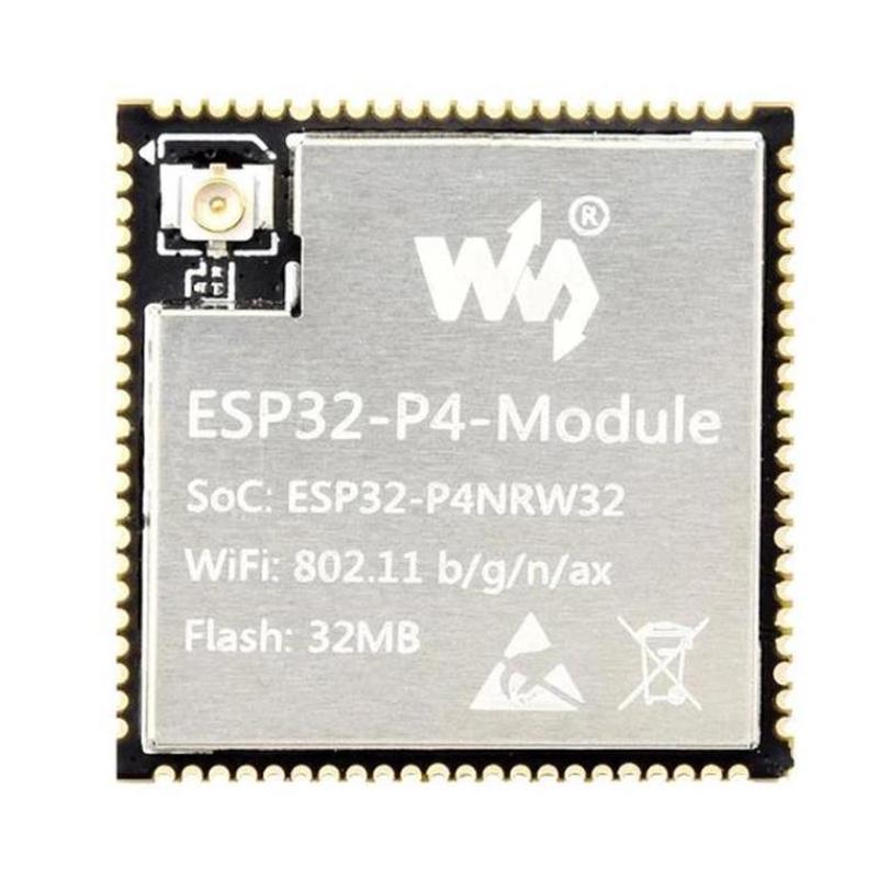 WAVESHARE ESP32-P4-Module Core Board Supports 2.4GHz Wi-Fi And Bluetooth 5.3, Spec: 32MB