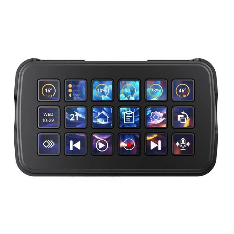 WAVESHARE SK18 Multi-function AI Voice Control Panel 18 Membrane Display Keys