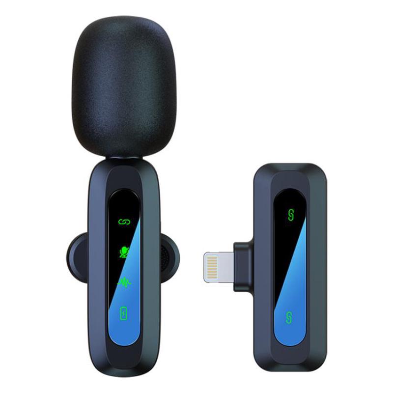 J3 Lavalier Wireless Microphone Noise Reduction Mini Mic, Model:8 Pin Plug