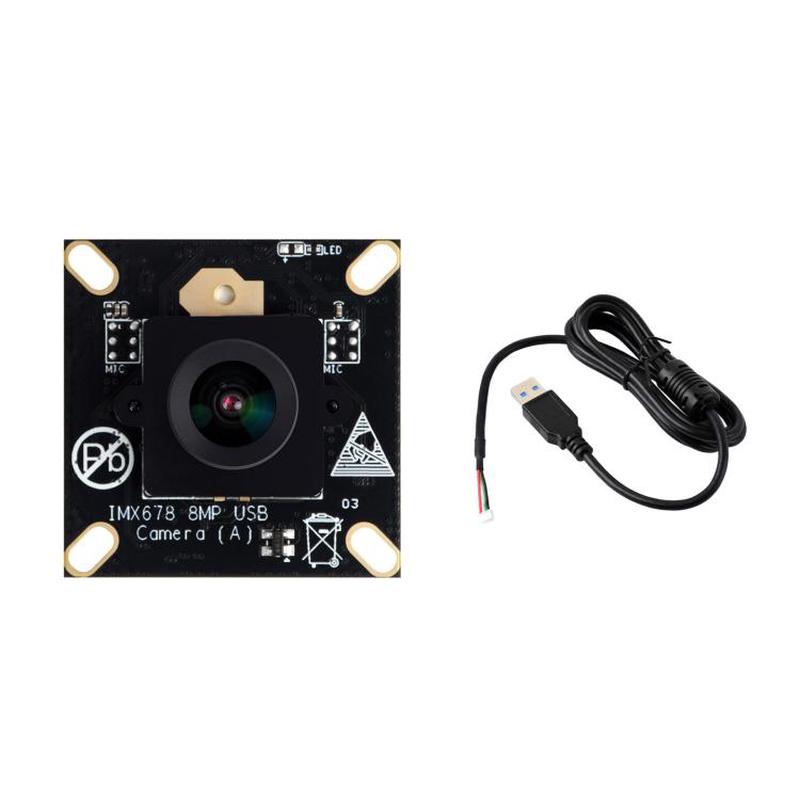 WAVESHARE IMX678 8MP 8MP M12 USB Camera Module