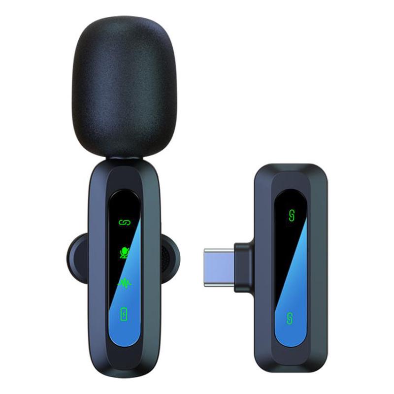 J3 Lavalier Wireless Microphone Noise Reduction Mini Mic, Model:Type-C Plug