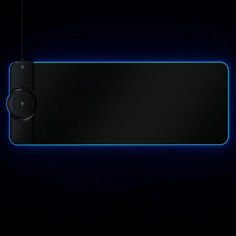RGB01 15W Wireless Charging Mouse Pad RGB Luminous Mouse Pad, Size: 800 x 300 x 4mm(Black)