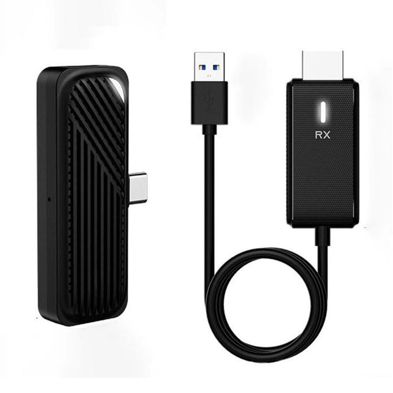 Wireless HDMI Transmitter and Receiver For Laptop/PC/TV/Box/Projector(black)