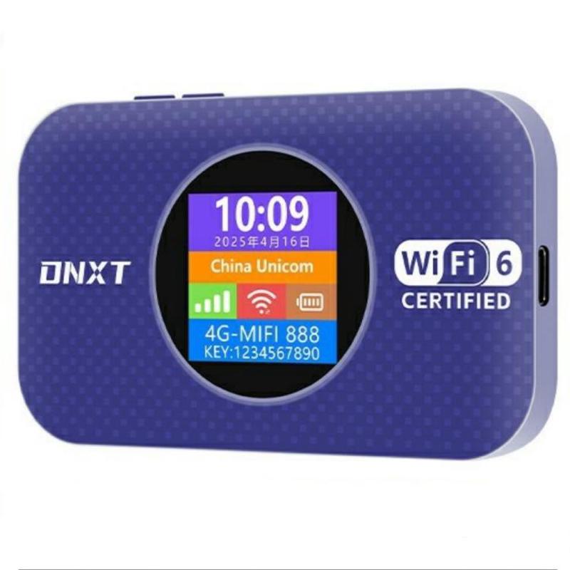 MF967-E Eurasia Version Support WPS / SIM Card / DMZ WiFi6 4G Router Portable Mobile WiFi(Purple)