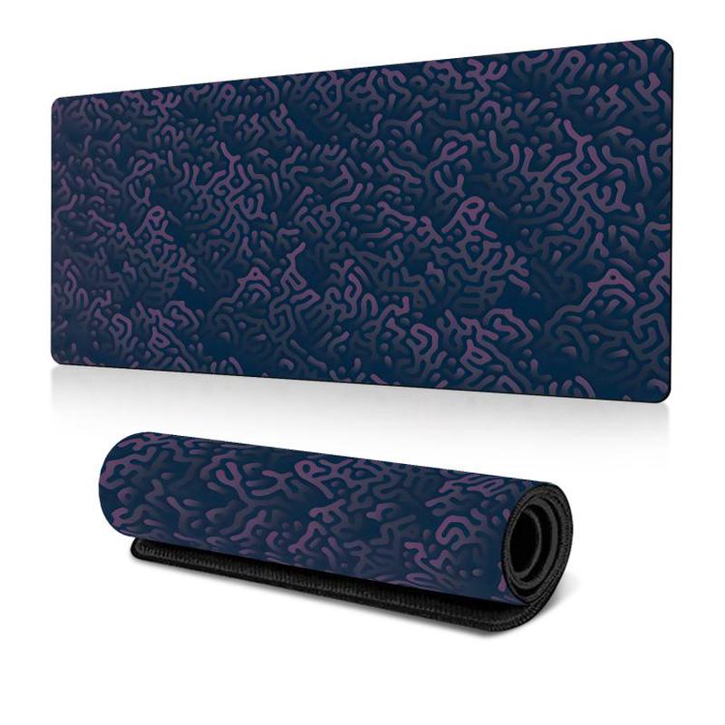 Abstract Line Texture Mouse Pad Non-Slip Desk Mat For Office, Gaming, Size: 300x600x2mm(No. 4)
