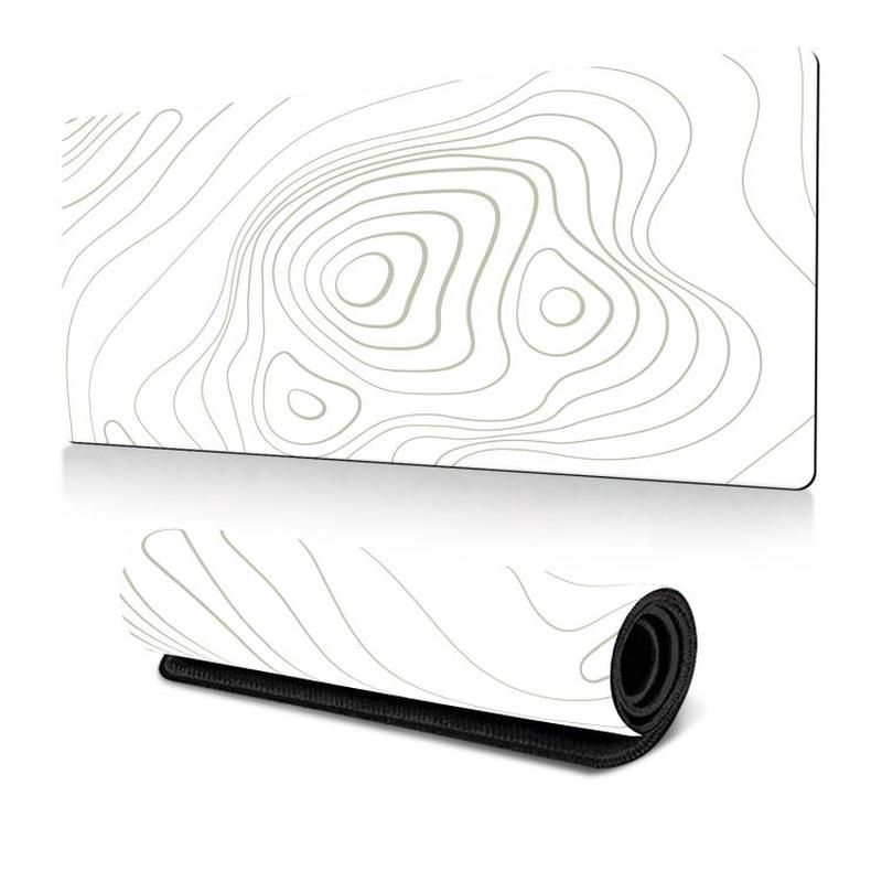Abstract Line Texture Mouse Pad Non-Slip Desk Mat For Office, Gaming, Size: 300x700x2mm(No. 36)