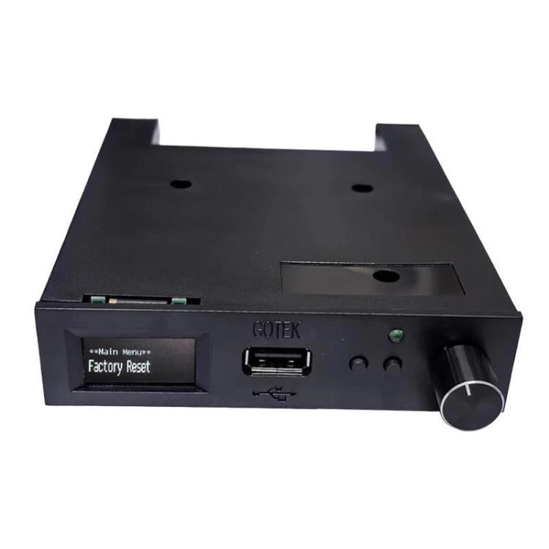 SFR1M44-U100LQD-435 Computer Emulated Floppy Drive With Cache Format-Free(Black)