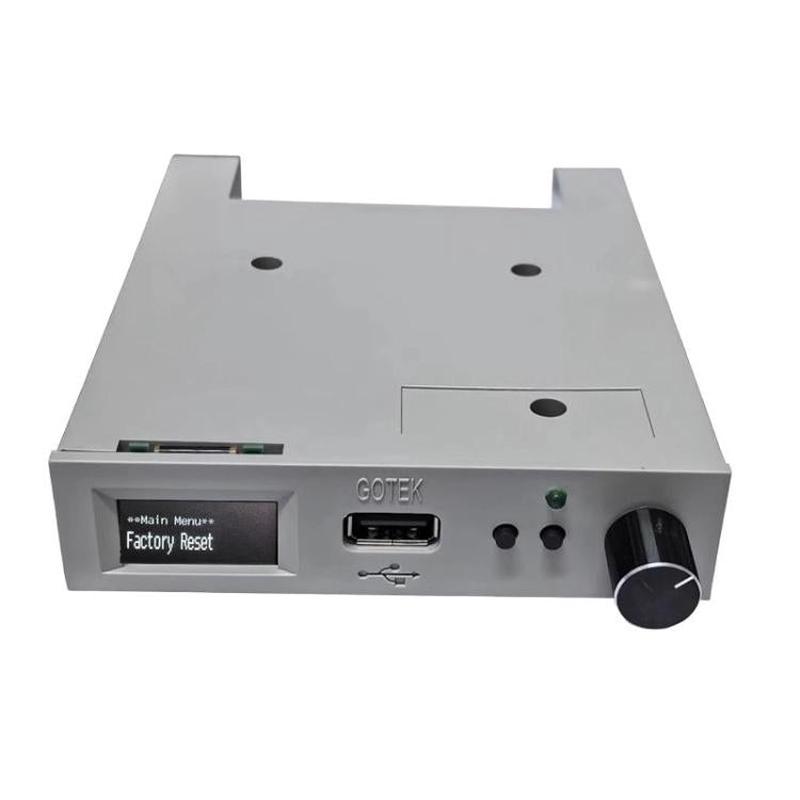 SFR1M44-U100LQD-435 Computer Emulated Floppy Drive With Cache Format-Free(Grey)