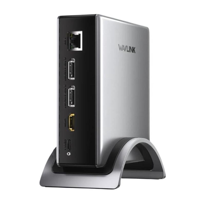 WAVLINK UMD27PRO Support 8K 30Hz 4K 144Hz 140W HUB Docking Station, Plug:US Plug