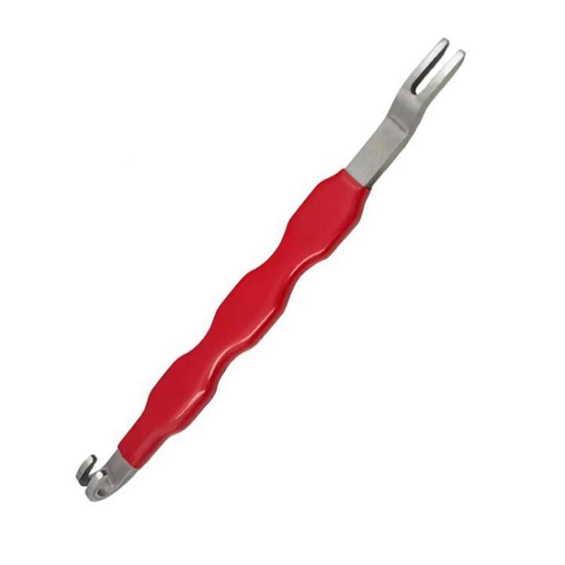 Car Wire Harness Clip Connector Pry Bar Dual-End Power Cut-Off Pry Tool(Red)