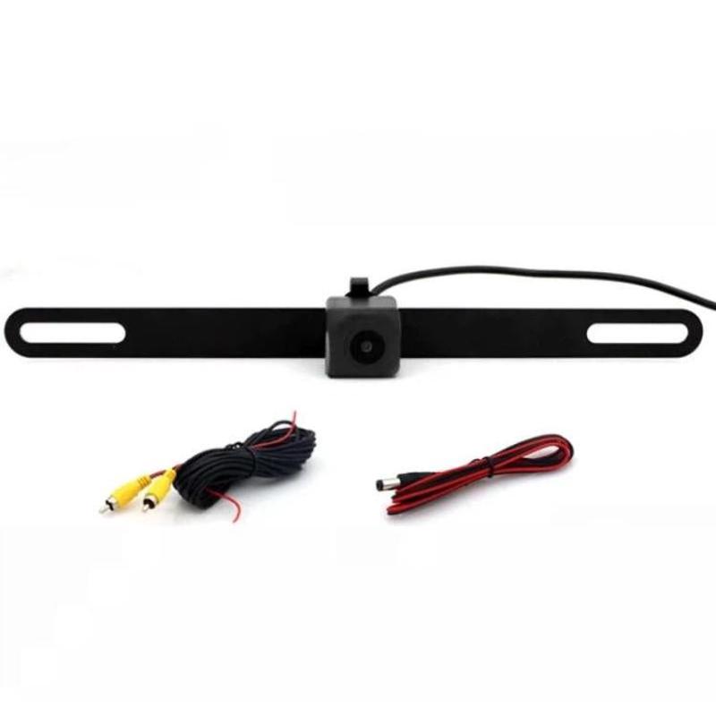 US Standard Reversing Camera With License Plate Holder, Style: LP5 AHD/CVBS 720P Without Ruler LED Head