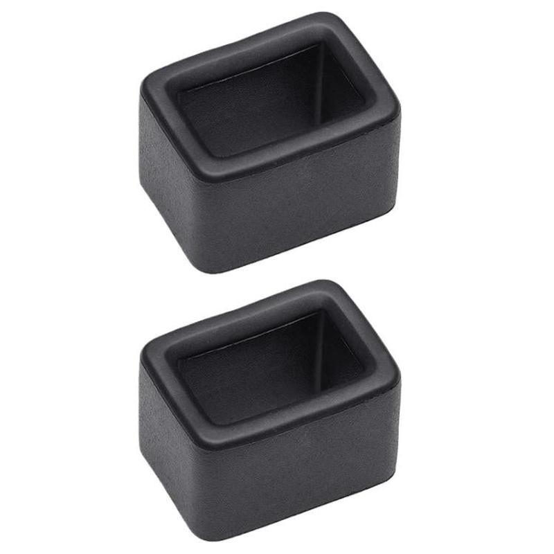 2pcs Universal Car Seat Belt Buckle Holder Seat Belt Bracket(Black)