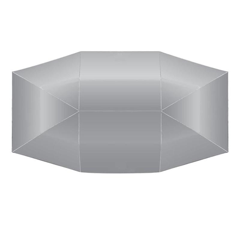 Car Heat Insulation Sunshade UV Protection Waterproof Tarpaulin, Size: 4.5x2.3m(Silver)