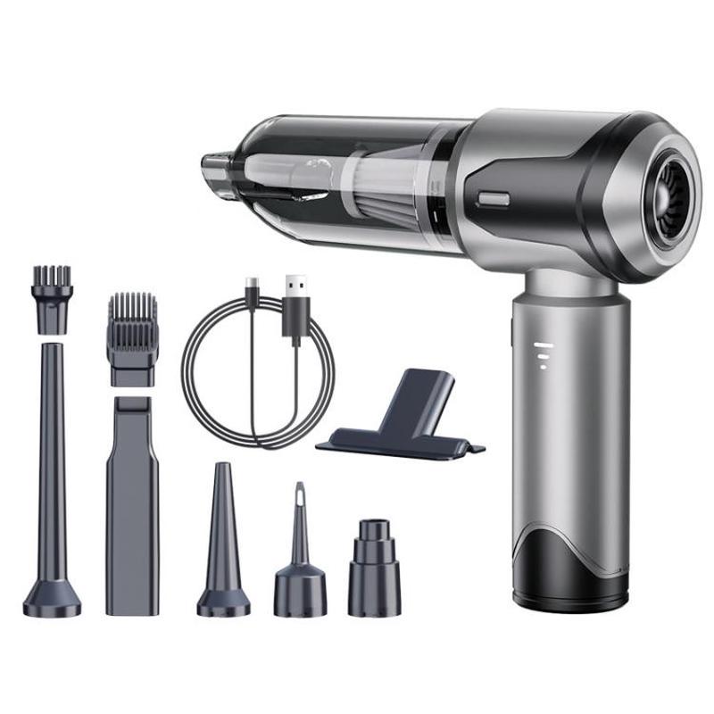 High-Suction Handheld Cordless Brushless Car Vacuum Cleaner(Silver)