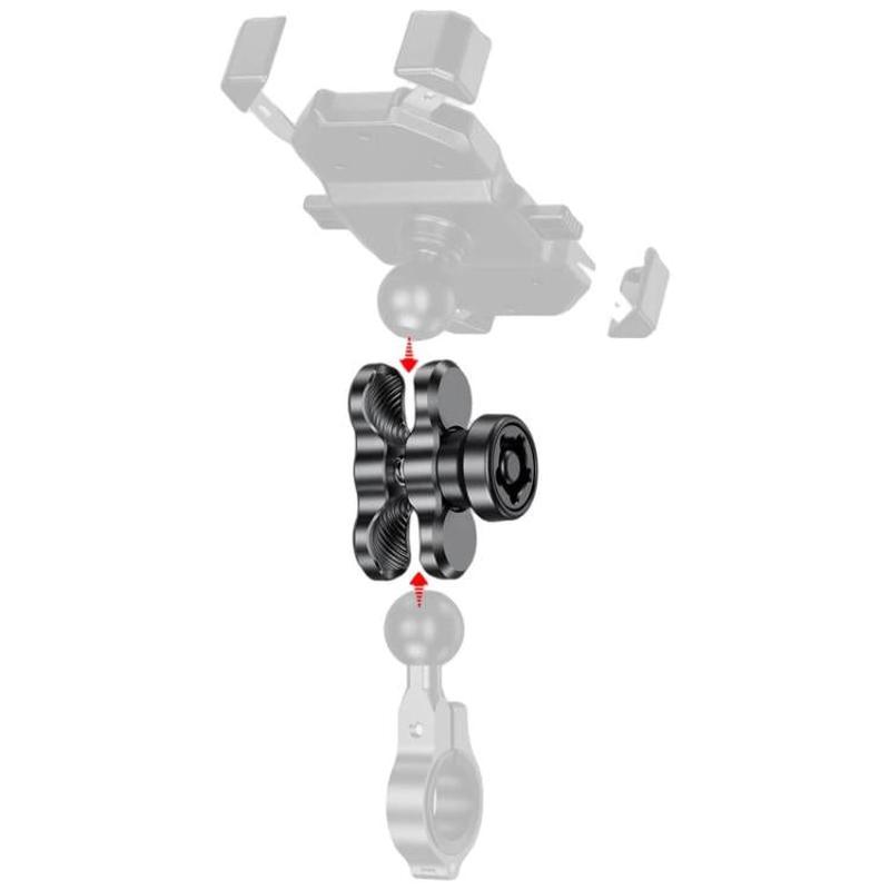 J5 Metal Clamp Arm Anti-Theft Heightening Connecting Rod Phone Mount Height-Extending Accessory