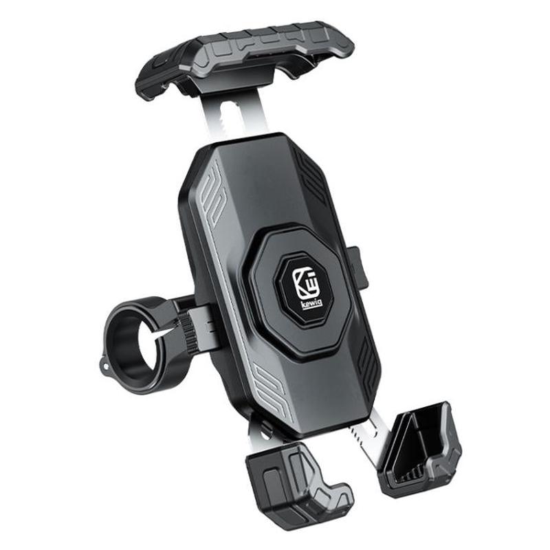 Kewig Motorcycle Riding Phone Mount Universal Quick-Release Phone Clip, Spec: Handlebars