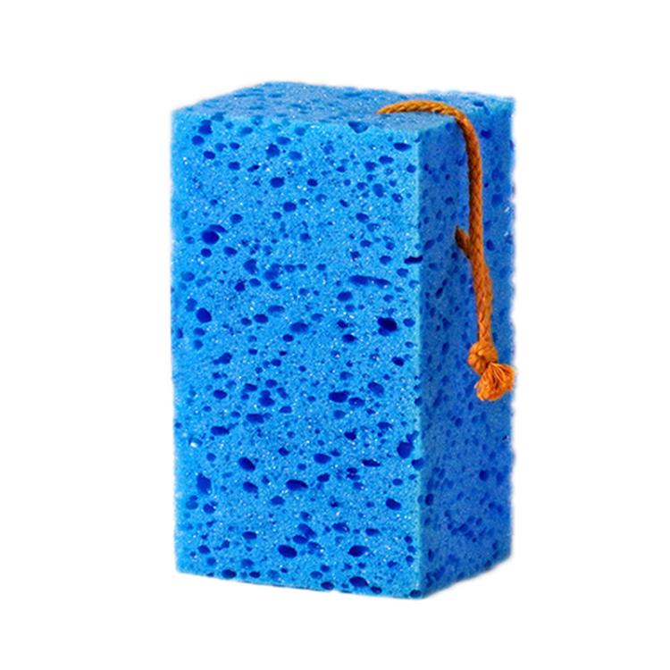 Thickened Car Wash Honeycomb Sponge Car Stain Remover Cleaner, Size: 21x11x8cm English Card(Blue)