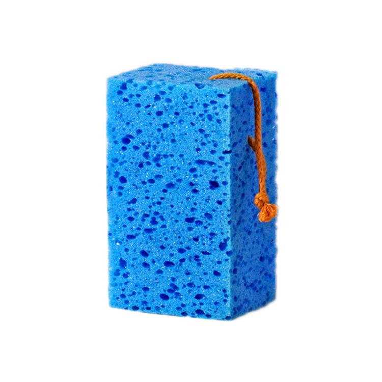 Thickened Car Wash Honeycomb Sponge Car Stain Remover Cleaner, Size: 17x10x8cm English Card(Blue)