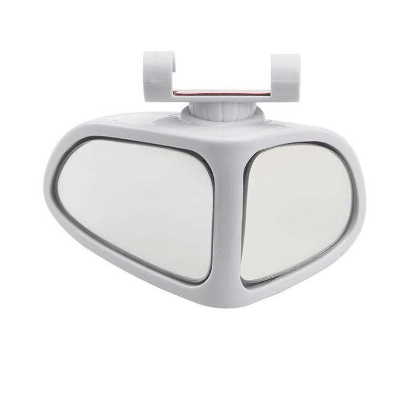 360 Degree Adjustable Wide-Angle Blind Spot Assist Mirror For Cars, Color: White Left