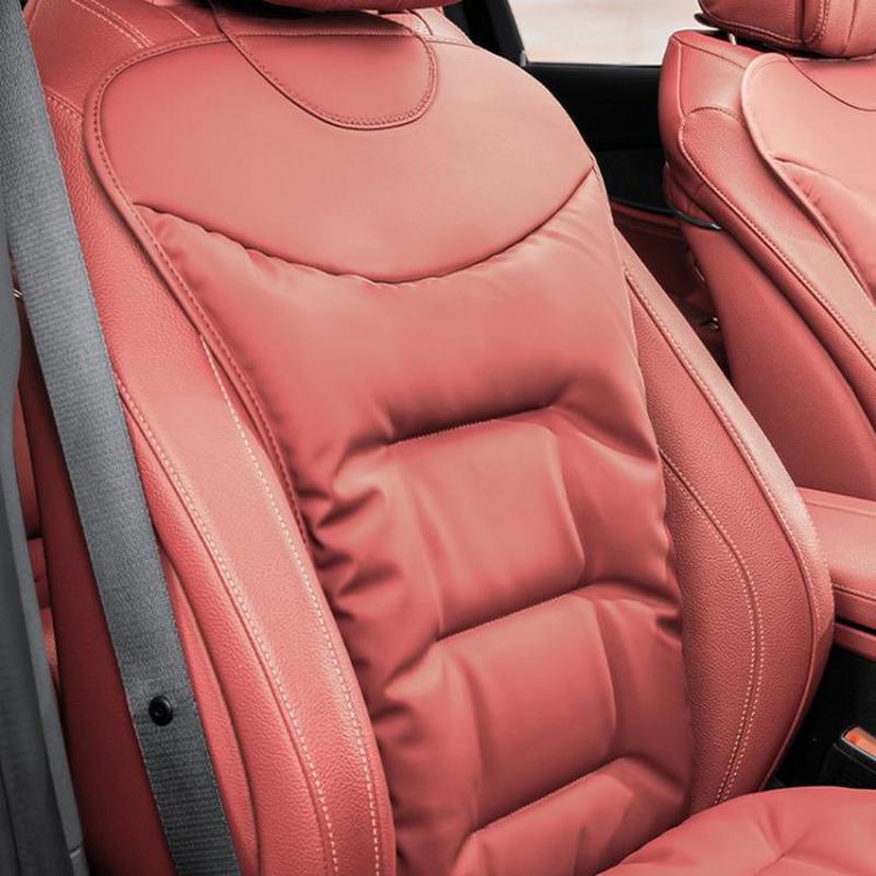 Car Seat Cushion Thickened Non-Slip Front Rear Seat Cushions, Spec: Back Cushion Red