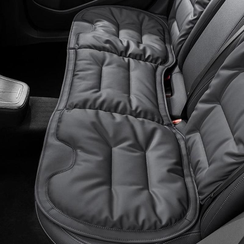 Car Seat Cushion Thickened Non-Slip Front Rear Seat Cushions, Spec: Rear Seat Cushion Black