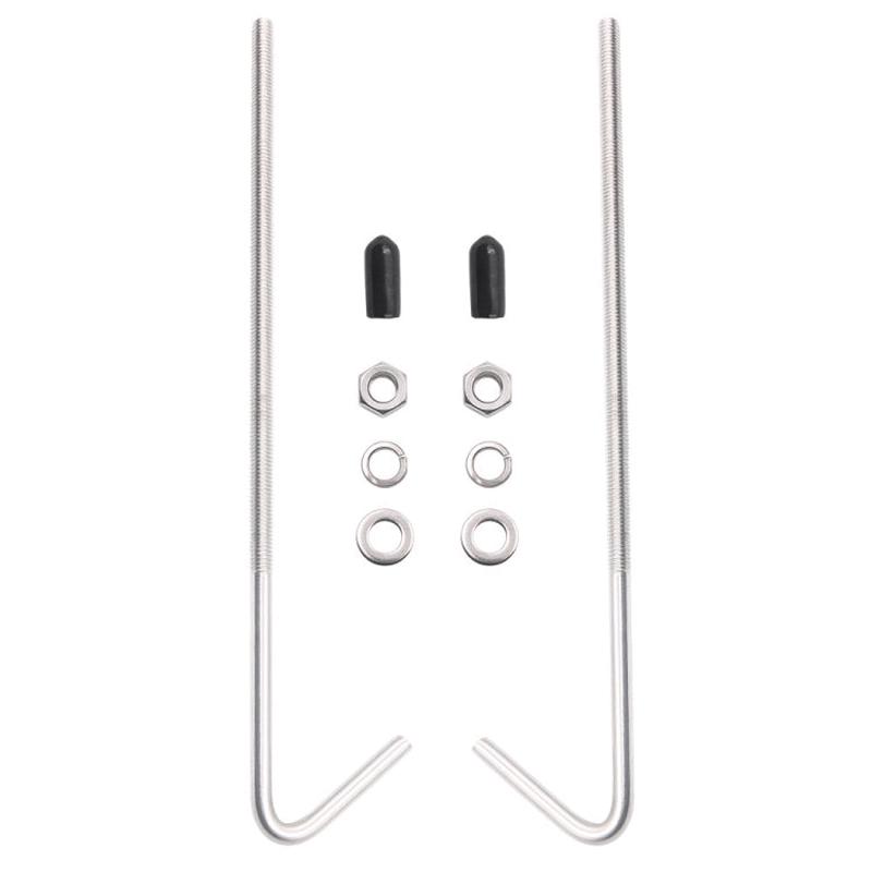 LS04 8 inch Car Battery Fixing Stainless Steel Bracket Bolt Kit