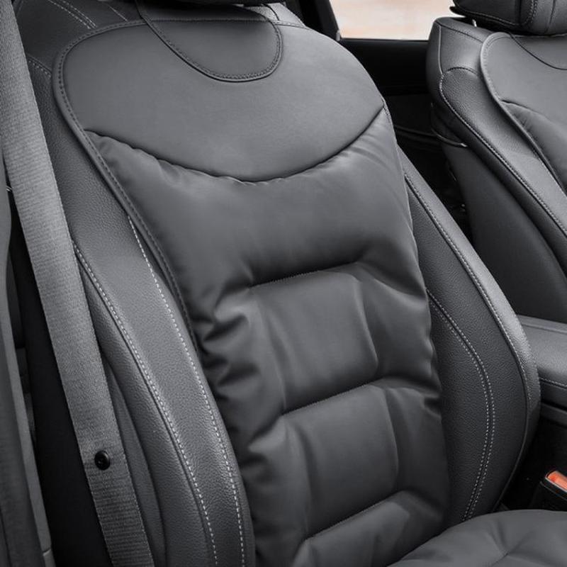 Car Seat Cushion Thickened Non-Slip Front Rear Seat Cushions, Spec: Back Cushion Black