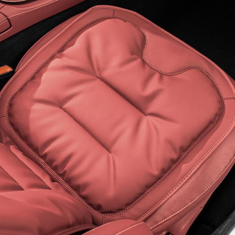 Car Seat Cushion Thickened Non-Slip Front Rear Seat Cushions, Spec: Front Seat Cushion Red