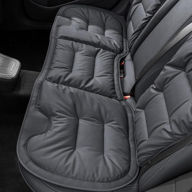 Car Seat Cushion Thickened Non-Slip Front Rear Seat Cushions, Spec: Perforated Rear Seat Cushion Black