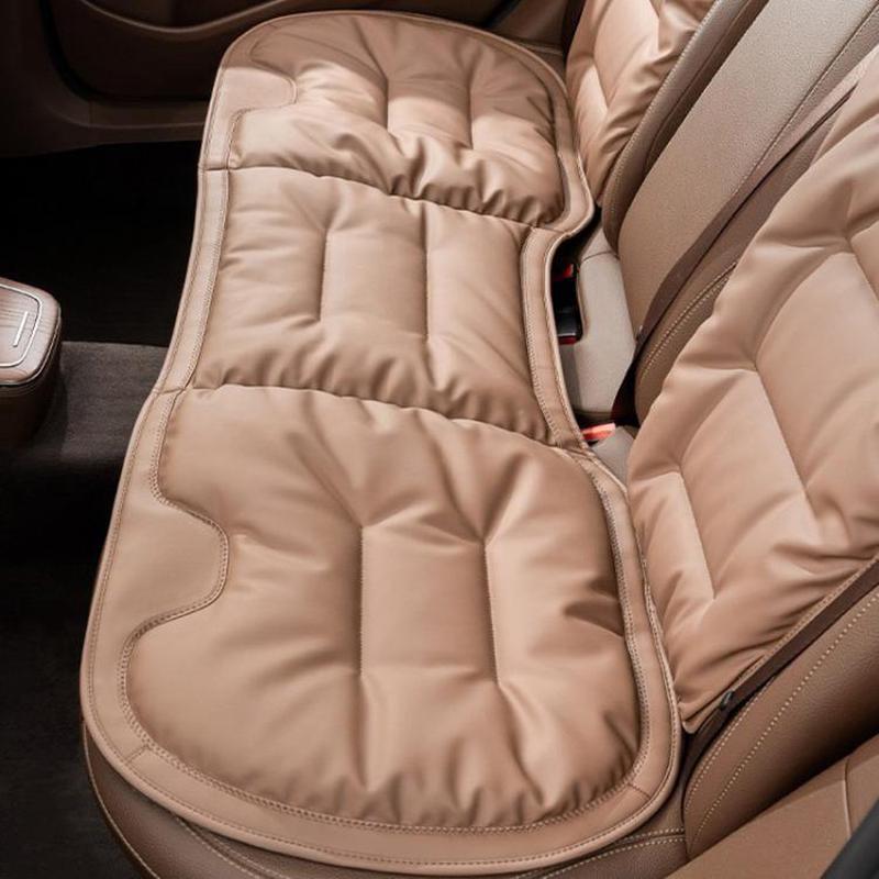 Car Seat Cushion Thickened Non-Slip Front Rear Seat Cushions, Spec: Rear Seat Cushion Brown
